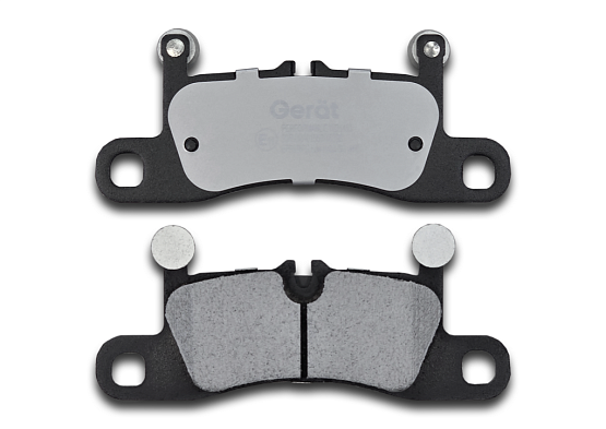 Задние тормозные колодки Gerat BPR076PG Low-metallic