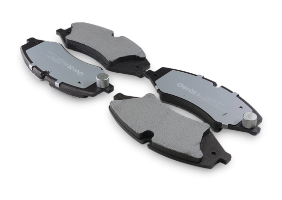 Тормозные колодки Gerat BPF227PG (передние) Low-metallic