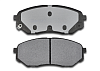 Тормозные колодки Gerat BPF208PG (передние) Low-metallic