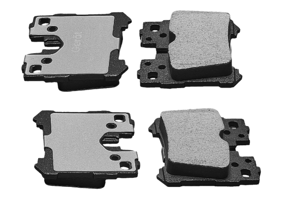 Задние тормозные колодки Gerat BPR013PG Low-metallic