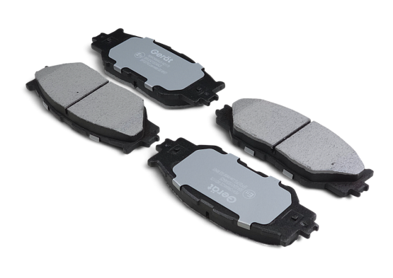 Тормозные колодки Gerat BPF007PG (передние) Low-metallic