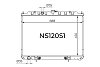 Радиатор охлаждения двигателя Gerat NS120S1