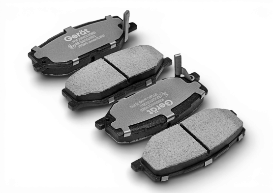 Тормозные колодки Gerat BPF324PG (передние) Low-metallic