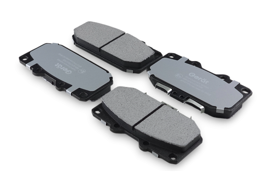 Тормозные колодки Gerat BPF271PG (передние) Low-metallic