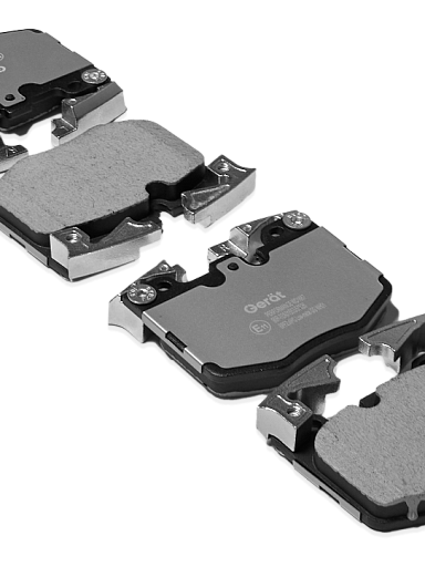 Тормозные колодки Gerat BPF239PG (передние) Low-metallic