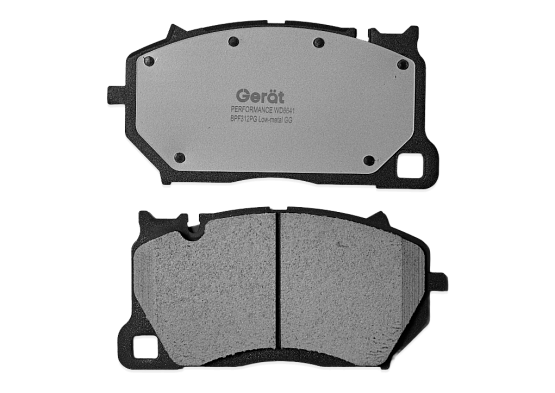Передние тормозные колодки Gerat BPF312PG Low-metallic