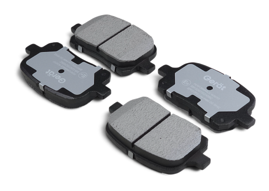 Тормозные колодки Gerat BPF015PG (передние) Low-metallic