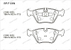 Тормозные колодки Gerat BPF126PG (передние) Low-metallic