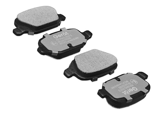 Тормозные колодки Gerat BPR212PG (задние) Low-metallic