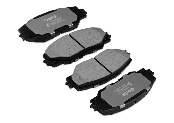 Тормозные колодки Gerat BPF019PG (передние) Low-metallic