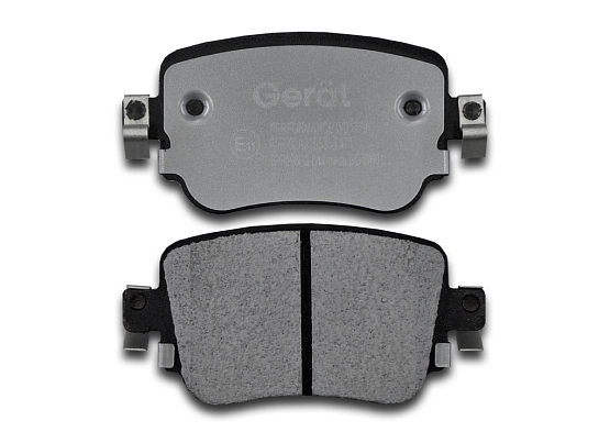 Тормозные колодки Gerat BPR098PG (задние) Low-metallic