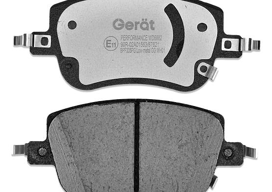 Тормозные колодки Gerat BPF335PG (передние)