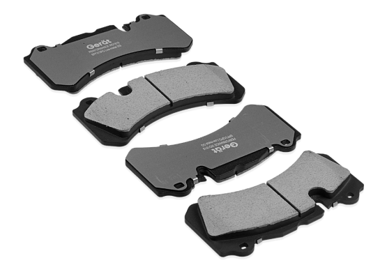 Передние тормозные колодки Gerat BPF313PG Low-metallic