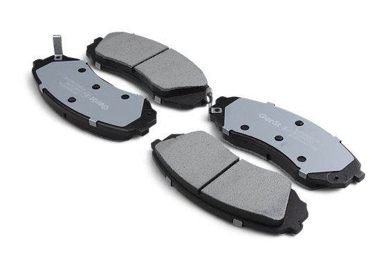 Тормозные колодки Gerat BPF135PG (передние) Low-metallic