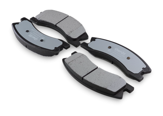 Тормозные колодки Gerat BPF281PG (передние) Low-metallic