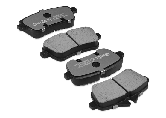 Задние тормозные колодки Gerat BPR105PG Low-metallic