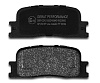 Тормозные колодки Gerat BP-R015P (задние) Low-metallic
