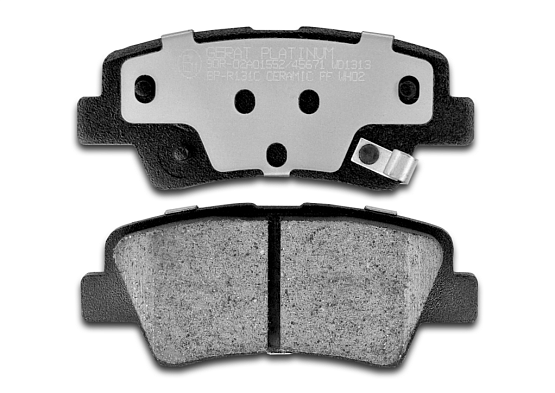 Тормозные колодки Gerat BP-R131C (задние) Platinum