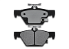 Задние тормозные колодки Gerat BPR146PG Low-metallic