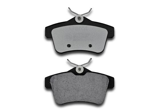 Задние тормозные колодки Gerat BPR170PG Low-metallic