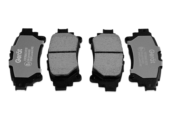 Задние тормозные колодки Gerat BPR097PG Low-metallic