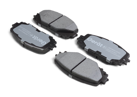 Тормозные колодки Gerat BPF009PG (передние) Low-metallic