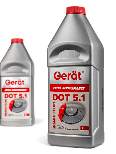 Высокотемпературная тормозная жидкость Gerat GBF511 Performance DOT 5.1