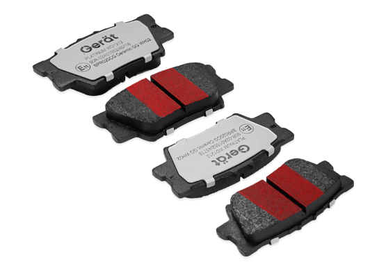 Тормозные колодки Gerat BPR020CG (задние) Ceramic