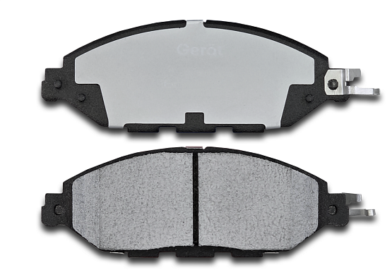 Тормозные колодки Gerat BPF309PG (передние) Low-metallic