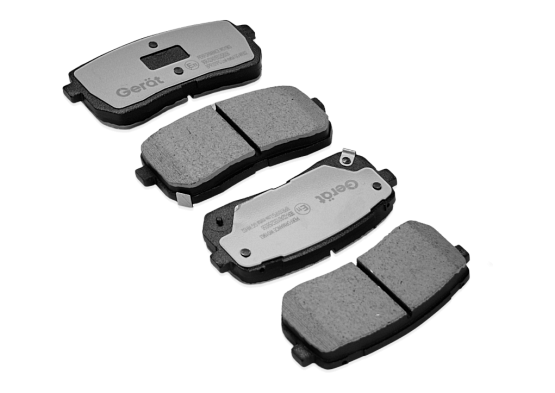 Тормозные колодки Gerat BPR101PG (задние) Low-metallic