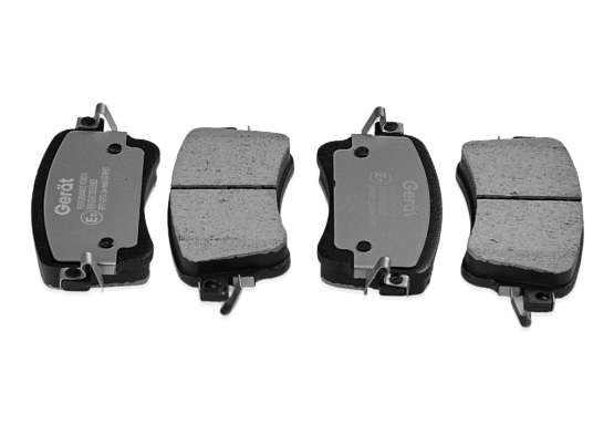 Тормозные колодки Gerat BPR143PG (задние) Low-metallic