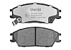 Тормозные колодки Gerat BPF366PG (передние) Low-metallic