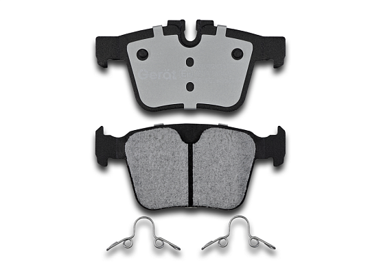 Тормозные колодки Gerat BPR111PG (задние) Low-metallic