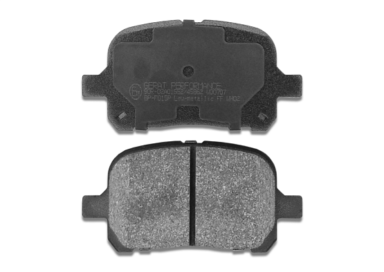 Тормозные колодки Gerat BP-F015P (передние) Low-metallic