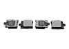 Тормозные колодки Gerat BPR011PG (задние) Low-metallic