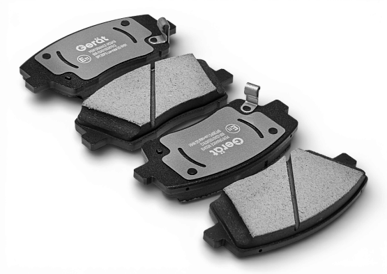 Тормозные колодки Gerat BPF280PG (передние) Low-metallic