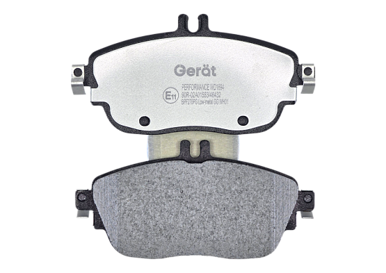 Тормозные колодки Gerat BPF270PG (передние) Low-metallic