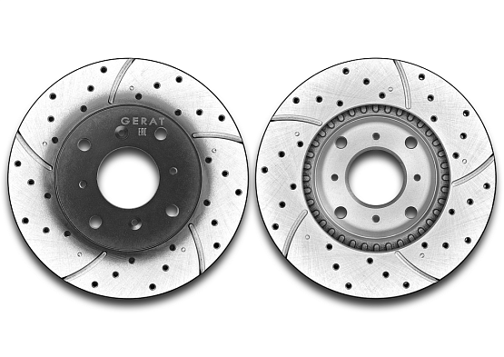 Тормозной диск Gerat DSK-F075W (передний) Performance
