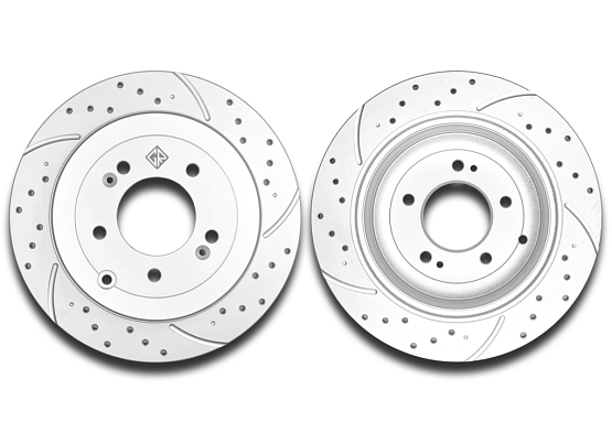 Тормозной диск Gerat DSK-R075P (задний) Platinum