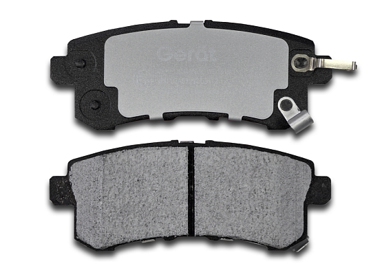 Задние тормозные колодки Gerat BPR126PG Low-metallic