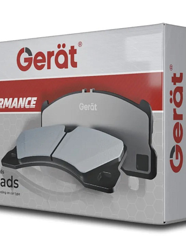 Тормозные колодки Gerat BPF270PG (передние) Low-metallic