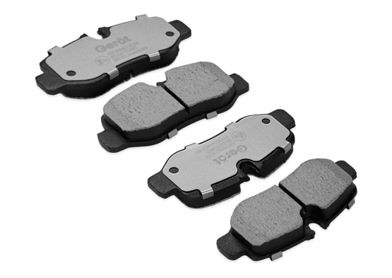 Тормозные колодки Gerat BPF113PG (передние) Low-metallic