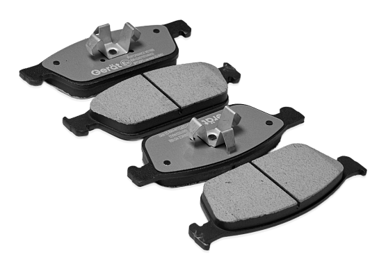 Тормозные колодки Gerat BPF320PG (передние) Low-metallic