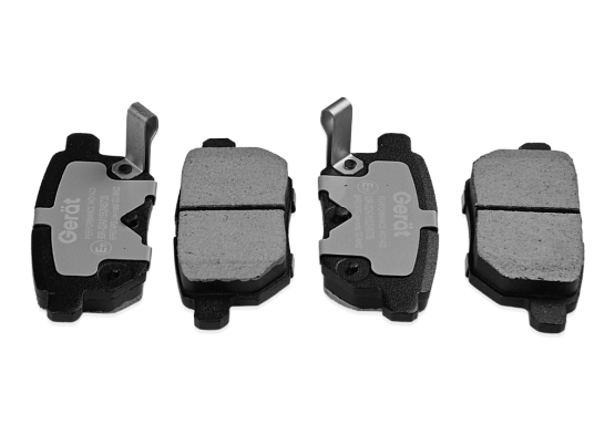 Тормозные колодки Gerat BPR074PG (задние) Low-metallic