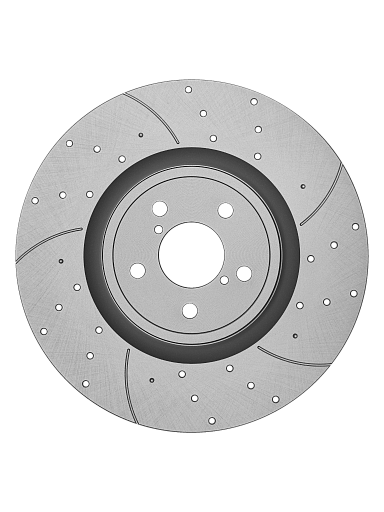 Передний тормозной диск Gerat F028P Platinum