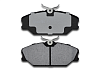 Передние тормозные колодки Gerat BPF282PG Low-metallic