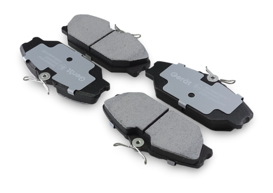 Тормозные колодки Gerat BPF282PG (передние) Low-metallic