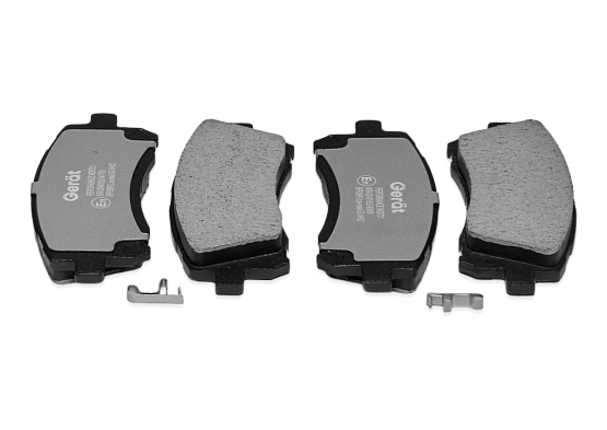 Тормозные колодки Gerat BPF036PG (передние) Low-metallic