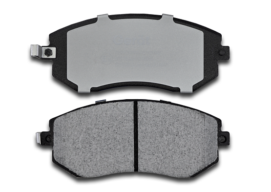Передние тормозные колодки Gerat BPF033PG Low-metallic