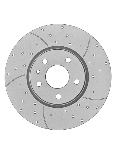 Тормозной диск Gerat F437P (передний) Platinum